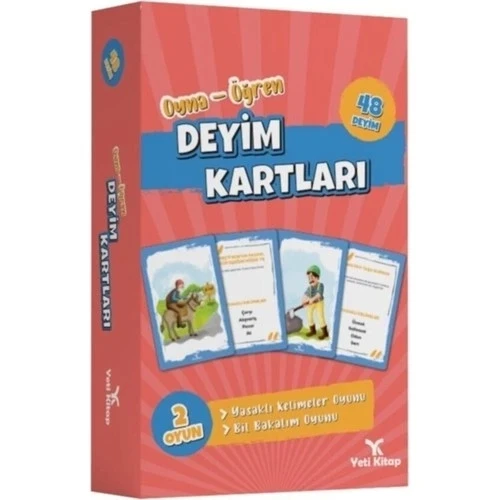 DEYİM KARTLARI  OYNA ÖĞREN  YETİ KİTAP