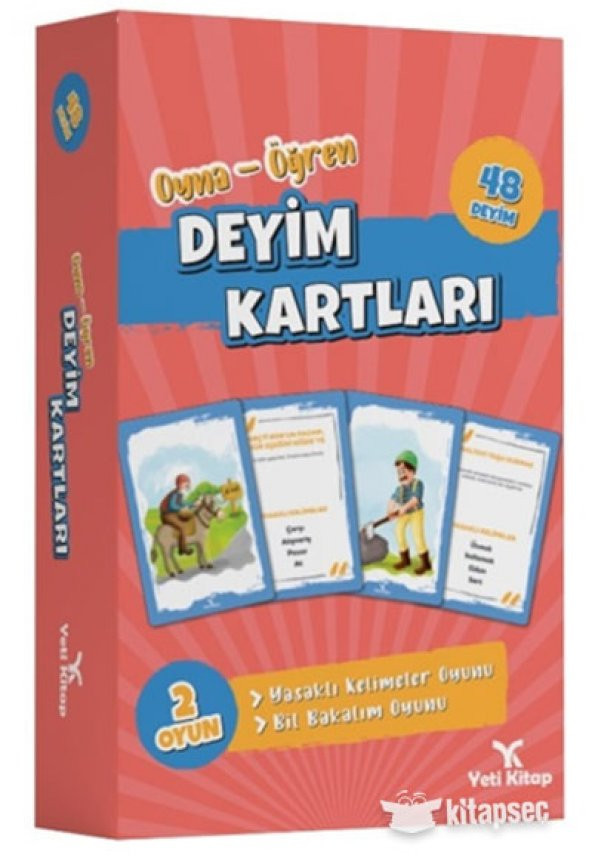 DEYİM KARTLARI  OYNA ÖĞREN  YETİ KİTAP