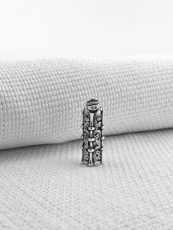 Cevşeni Kebir Dualı 925 Ayar Gümüş Kolye Ucu - Resim 2