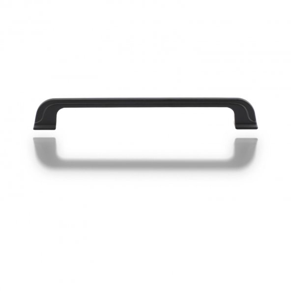 Mobilya Banyo Mutfak Dolabı Çekmece Dolap Kapak Kulpu 128 mm Kulbu Siyah Metal Kulp - Resim 4