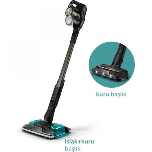 Philips xC8349/01 Aqua Plus Kablosuz Elektrikli Süpürge