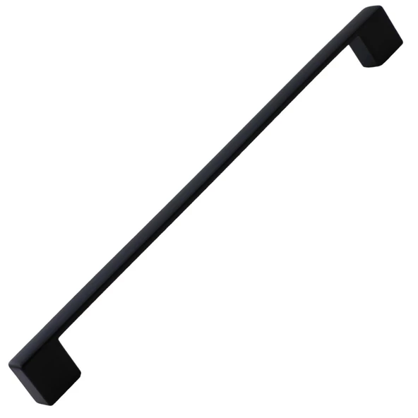 10 Adet Gölcük Düz Siyah Mobilya Mutfak Dolap Çekmece Dolabı Metal Kulpu Kulbu Kulpları 224 Mm - Resim 6