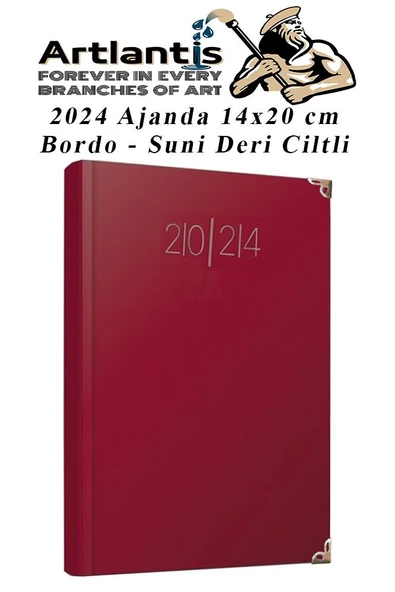 2024 Ajanda 14X20 cm Çizgili 1 Adet Günlük Planlayıcı Suni Deri Ciltli Ajanda 2024 Ofis Okul Büro