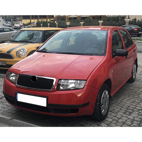 Skoda Fabia 1 2000-2008 Sol Ön Far Lambası İçi Siyah Tip 6Y1941015P - 2