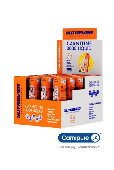 Nutrever L-Carnitine L - kARNİTİN 3000 Liquid 20 Ampul