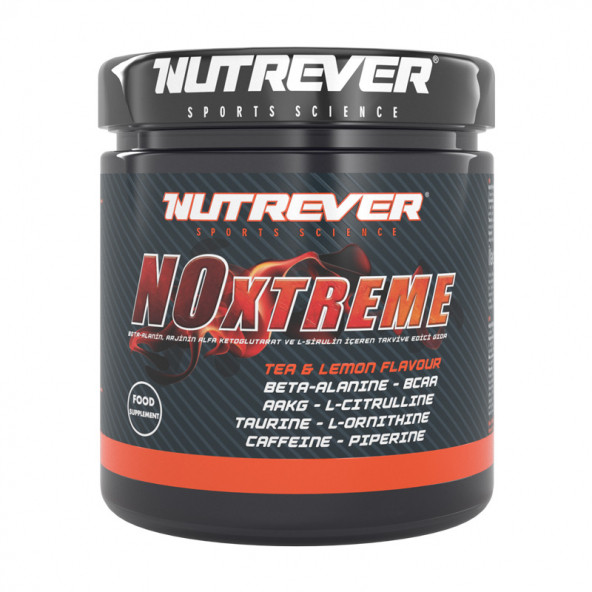 Nutrever Noxtreme 375 gr Pre-Workout TEA&LİMON AROMALI - HIZLI ÜCRETSİZ KARGO