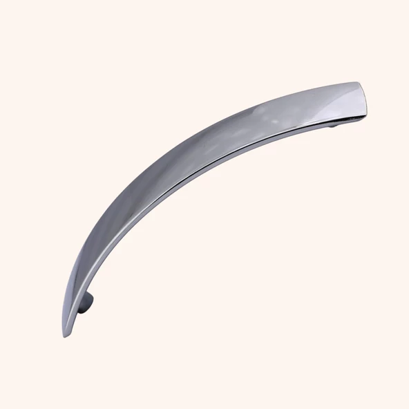 Kemer Mobilya Mutfak Dolabı Çekmece Dolap Kulpları Düz Metal Kulp Kulbu Kulpu (96 MM-9.6 CM) Krom - 5