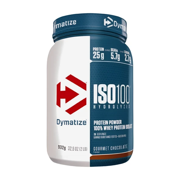 Dymatize ISO 100 Hydrolyzed Whey Protein Tozu 932 gr Çikolata Aromalı ürün görseli 1