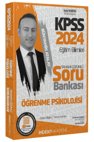 KPSS 2024 EĞİTİM BİLİMLERİ ÖĞRENME PSİKOLOJİSİ ÇÖZÜMLÜ SORU BANKASI  İNDEKS AKADEMİ