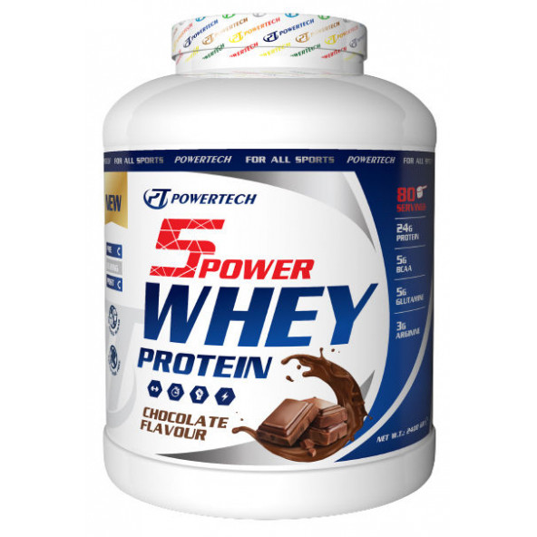 5Power Whey Protein Tozu 2400 gr 80 Servis - HIZLI ÜCRETSİZ KARGO