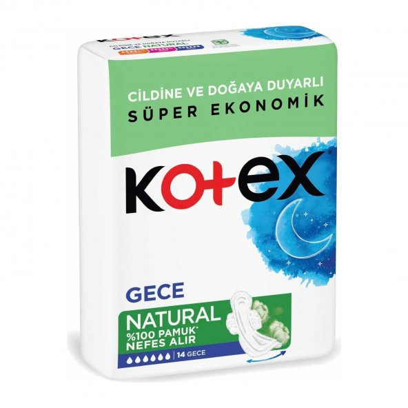 Kotex Ultra Natural 14lü Gece