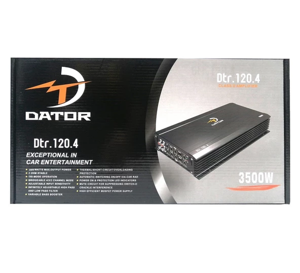 Dator Dtr 120.4 Profesyonel 4 Kanal Anfi 3500W