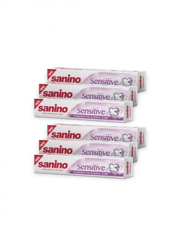 SANİNO SENSITIVE DİŞ MACUNU 75 ML 6LI PAKET