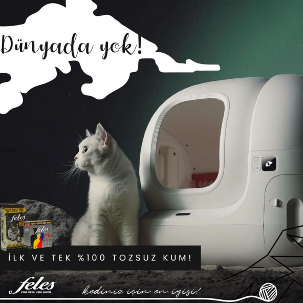 Feles Kedi Kumu 10 Lt-%100 Tozsuz - 3