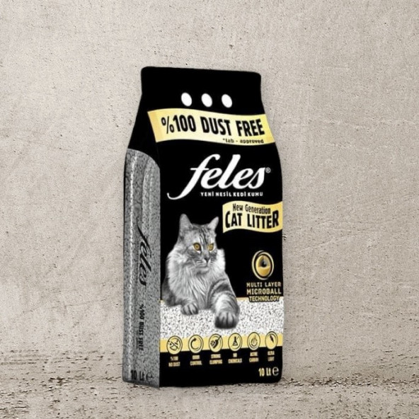 Feles Kedi Kumu 10 Lt-%100 Tozsuz - 4