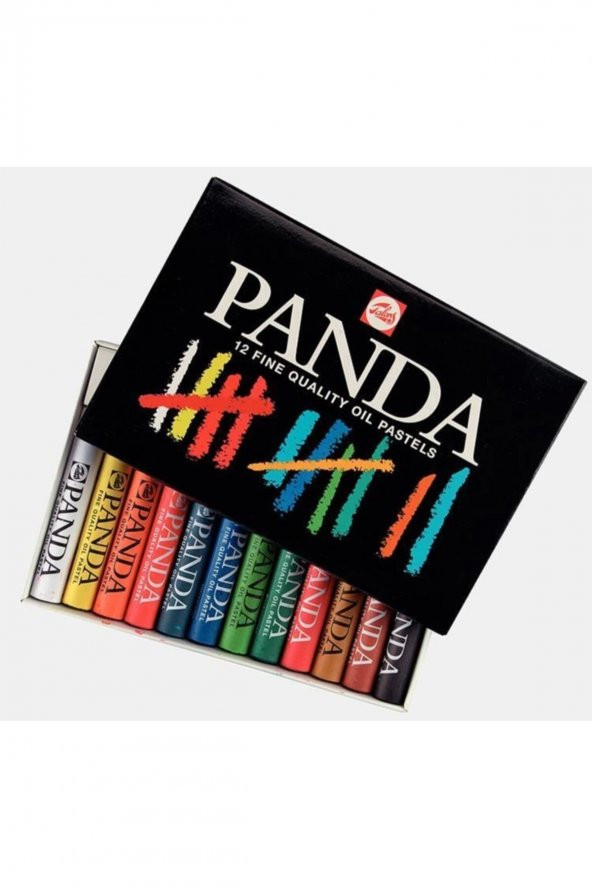 TALENS PANDA YAĞLI PASTEL BOYA 12Lİ  RT95830012