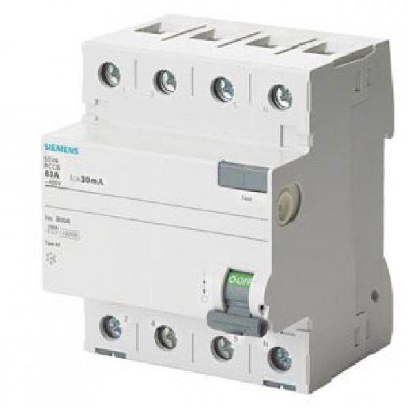 SIEMENS - 5SV5642-6 300mA 3X25A K.A.K Koruma Röl A Tip