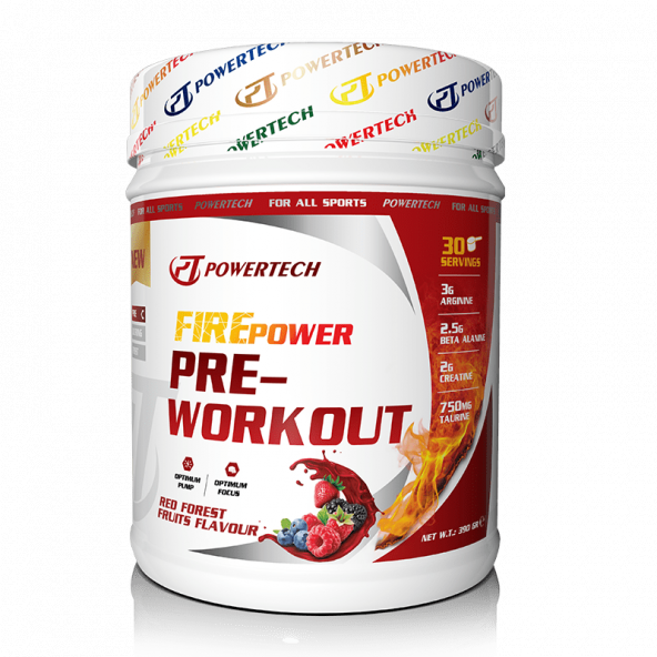 FirePower Pre-Workout (Beta Alanine - Taurin - Betain ) 390 gr - HIZLI ÜCRETSİZ KARGO