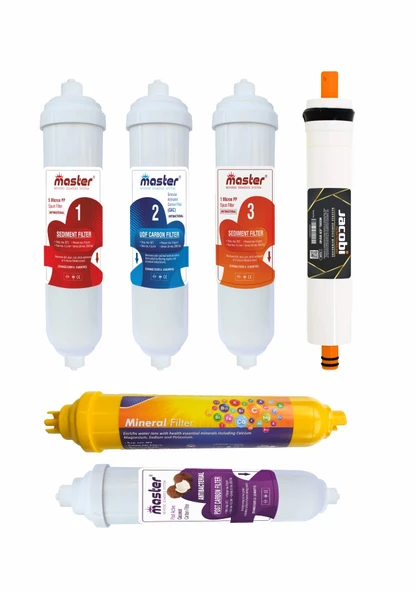 Master 14 Aşamalı Jacobi Memb. Multimineralli Filtre Seti ürün görseli 1