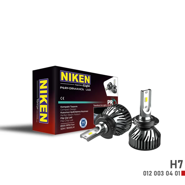 NİKEN PRO LED XENON BEYAZ FAR AMPÜLÜ ZENON  H1 H3 H4 H6 H10 H11 HB3 905 HB4 9006 - 2