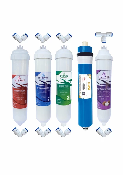 Hypnos 5 Aşamalı EVA Membranlı Su Arıtma Cihazı Filtre Seti - 3