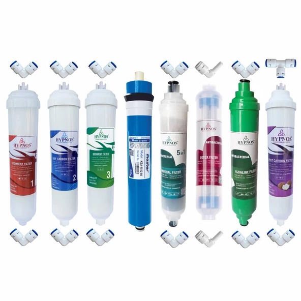 Hypnos 12 Aşamalı Master Membranlı Su Arıtma Cihazı Filtresi