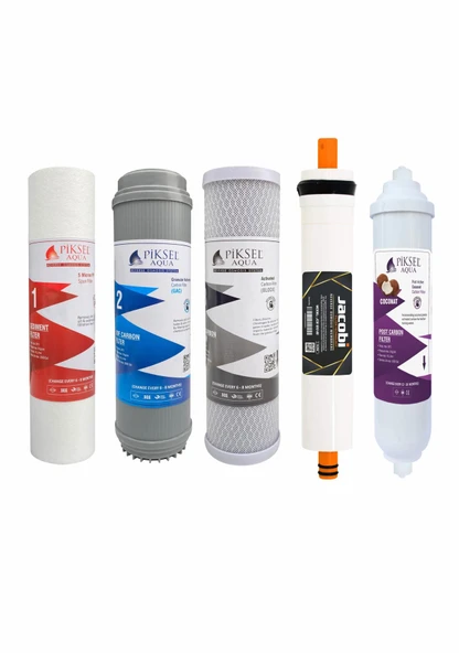 Piksel Aqua 5 Aşamalı Jacobi Memb. AÇIK KASA Su Arıtma Cihazı Filtresi