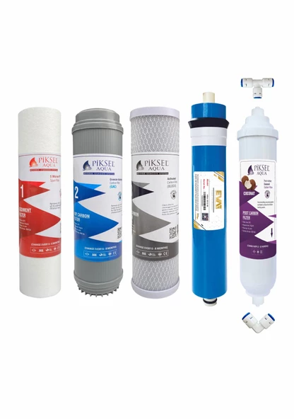 Piksel Aqua 5 Aşamalı EVA Membranlı AÇIK KASA Su Arıtma Cihazı filtresi