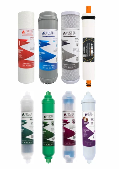 Piksel Aqua 12 Aşamalı Jacobi Membranlı AÇIK KASA Su Arıtma Cihazı Filtresi