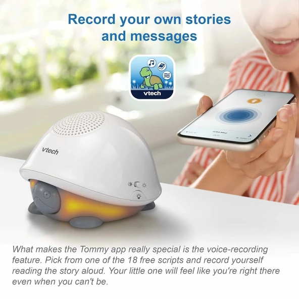 VTech BC8311 Tommy Kaplumbağa Hikayesi Anlatımı Bebek Uyku Emziği - 4