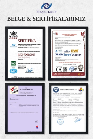 Su Arıtma Cihazı Membran Ve Piksel Aqua Tatlandırıcı Post Carbon Filtre - Resim 3