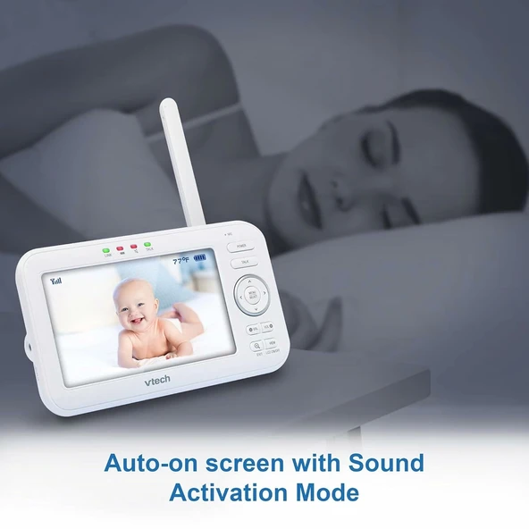 VTech VM5463-2 Video Bebek Monitörü 720p 5 Inc LCD Ekran, 2 Kameralı - 4