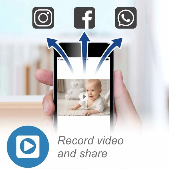 VTech RM7764HD 1080p WiFi Uzaktan Erişim Bebek Monitörü - 7 Inc - 4