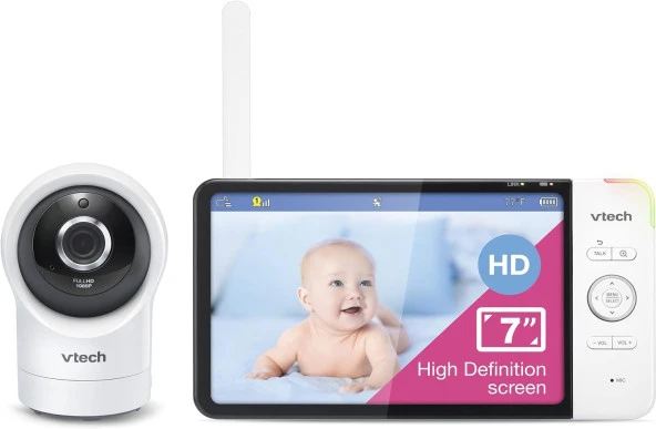 VTech RM7764HD 1080p WiFi Uzaktan Erişim Bebek Monitörü - 7 Inc