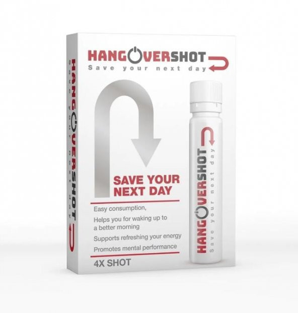 Hangovershot Save Your Next Day 25 ml x 4 Shot