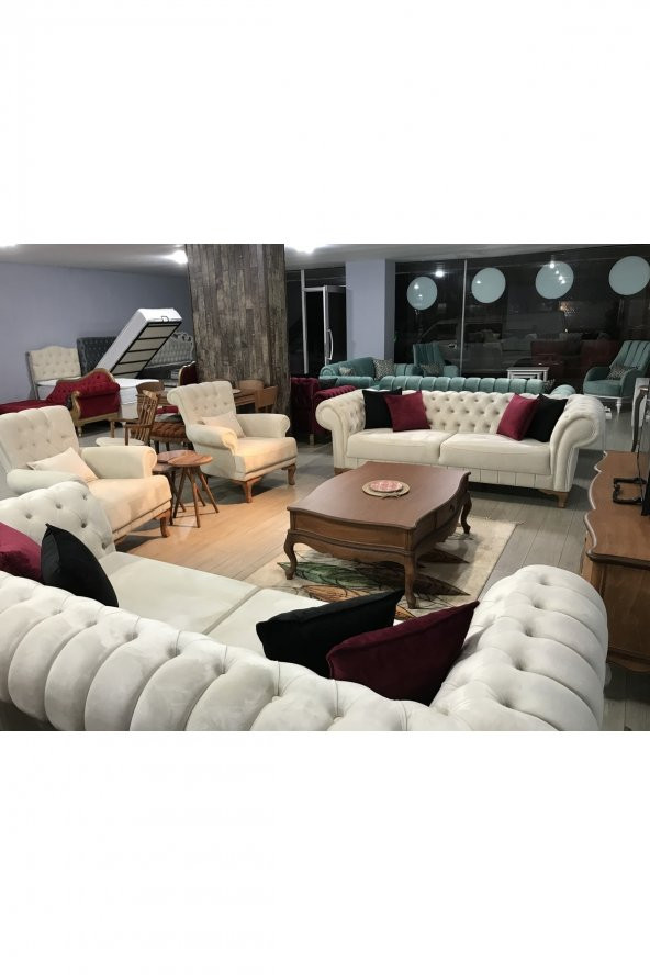TİTİZKOLTUK Klasik Chester Koltuk Takımı - 3