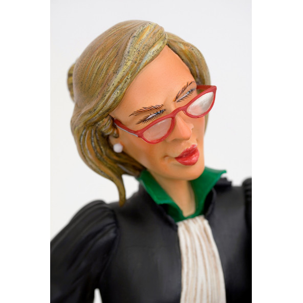 Forchino Biblolar-FORCHINO LADY LAWYER-KADIN AVUKAT BÜYÜK-17x19x42 CM-JFO85514 - Resim 6