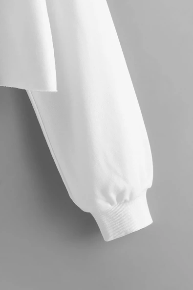 Crop Sweatshirt - Resim 4