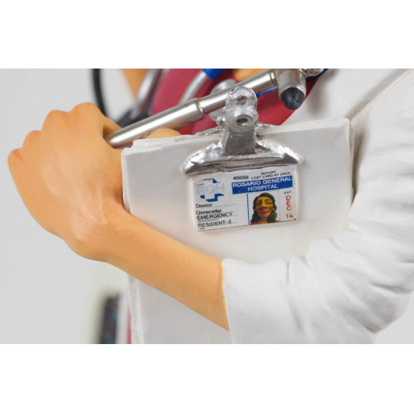 FORCHINO-Forchino Biblolar-FORCHINO MADAM DOKTOR KÜÇÜK-9x9x24 CM-JFO84006 - Resim 3