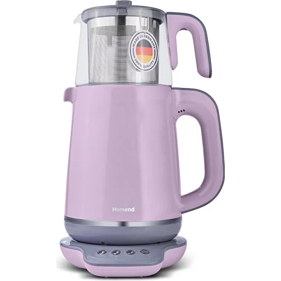 Homend Royaltea 1724H 1800 W Konuşan Çay Makinesi Leylak Moru