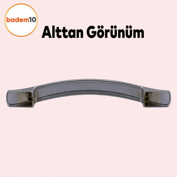 Elif Mobilya Mutfak Dolabı Çekmece Dolap Kapak Kulpu Düz Metal Kulp Kulbu Kulpu 192 Mm Krom - 3
