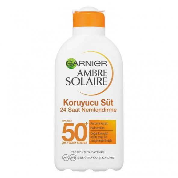 Garnier Ambre Solaire Koruyucu Güneş Sütü SPF50+ 200 ml