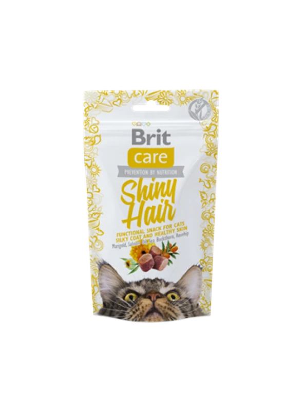 Brit Care Skıny Hair Parlak ve Sağlıklı Tüyler için Tahılsız Kedi Ödül Maması 50 gr
