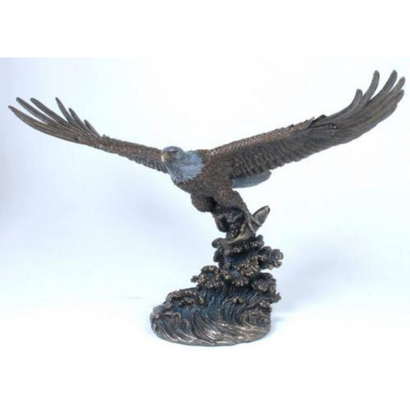VERONESE BİBLOLAR-Wise Hayvanlar Alemi-WISE KARTAL BALIK AVINDA-54x25x38 CM-JWU74876A4