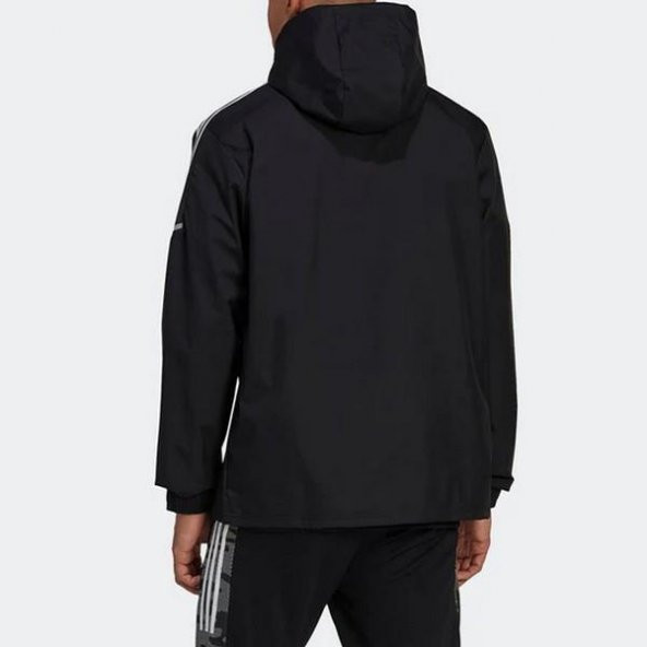 Adidas GE5413 Con21 Aw Jkt Erkek Yağmurluk - 4