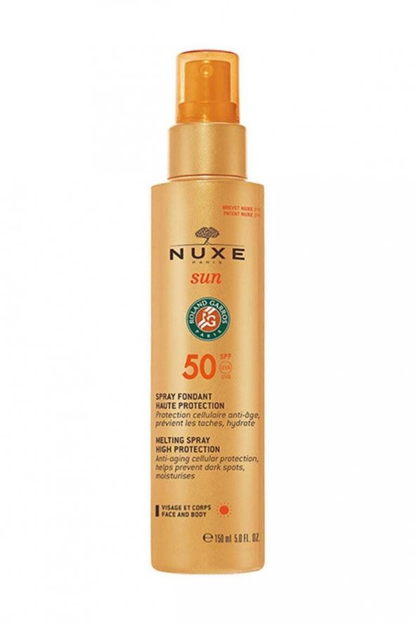 Nuxe Güneş Koruyucu Yüz ve Vücut Sütü Spf 50 150 ml