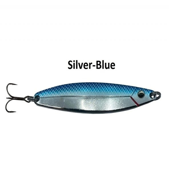 Hansen SD Pilgrim 7.8cm 22gr Lüfer-Levrek Kaşık Silver-Blue