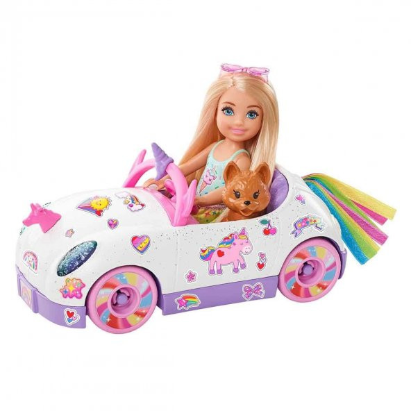 Barbie Club Chelsea Bebek ve Arabası