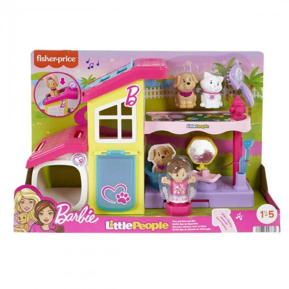 Little People'dan Barbie Oyun ve Bakım Evcil Hayvan Spası - 6
