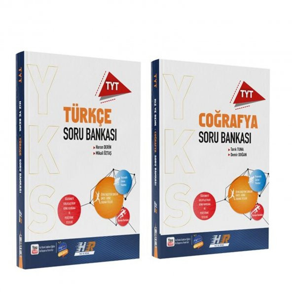 Hız ve Renk TYT Türkçe ve Coğrafya Soru Bankası Seti 2 Kitap